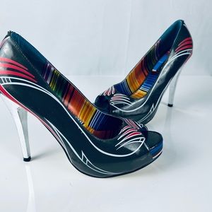 Iron Fist Stilleto Platform Heels